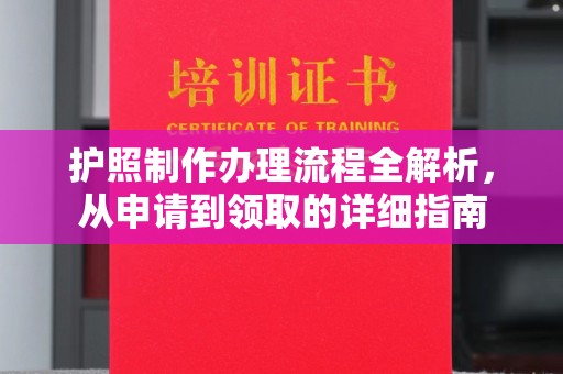 阳泉护照制作办理流程全解析，从申请到领取的详细指南