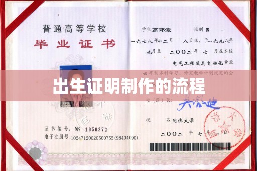 阳泉出生证明制作的流程
