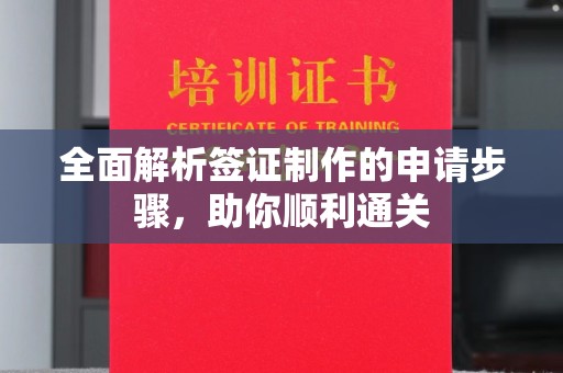 阳泉全面解析签证制作的申请步骤，助你顺利通关